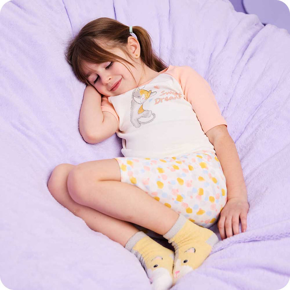 Calico Cat Shorties Pajamas - Quiet Comfort