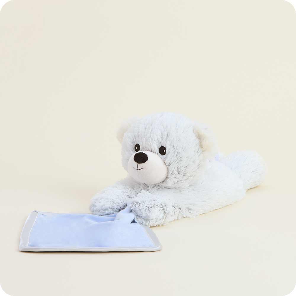 Marshmallow Bear Blankie Warmies - Warm Blend