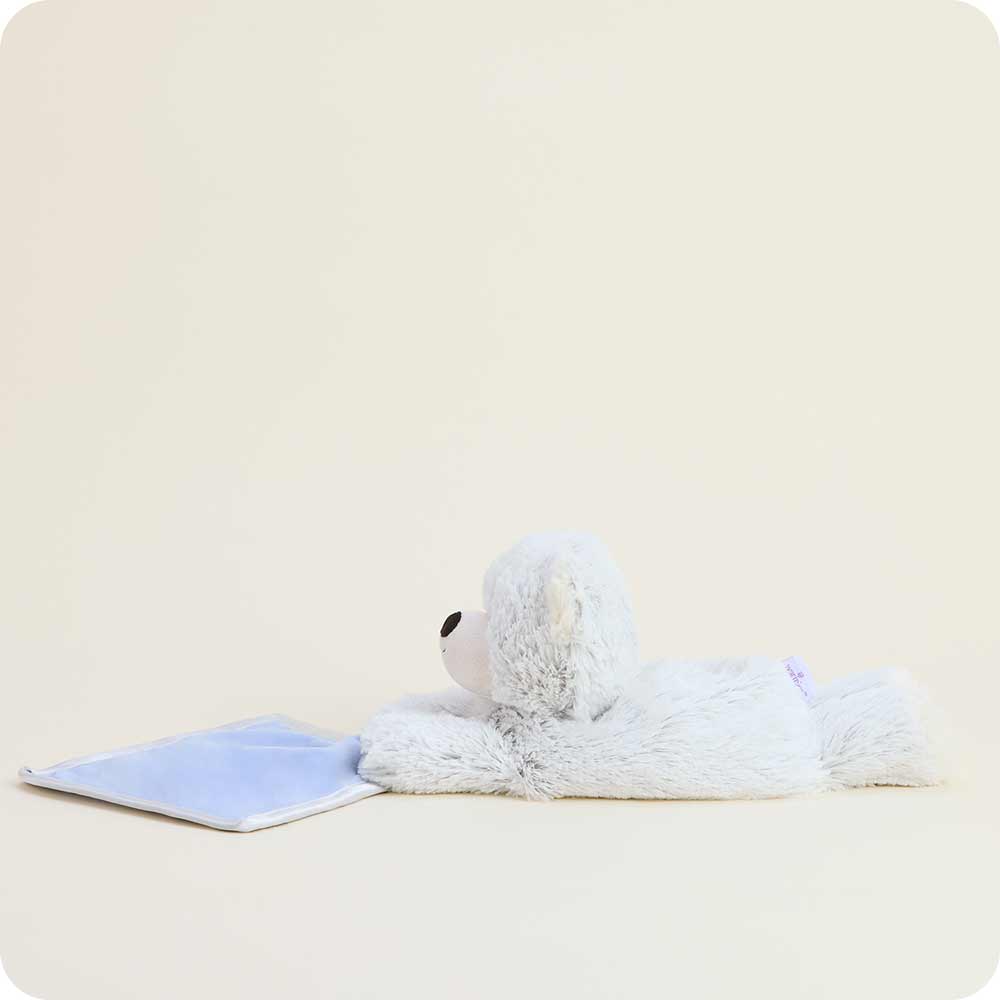 Marshmallow Bear Blankie Warmies - Warm Blend
