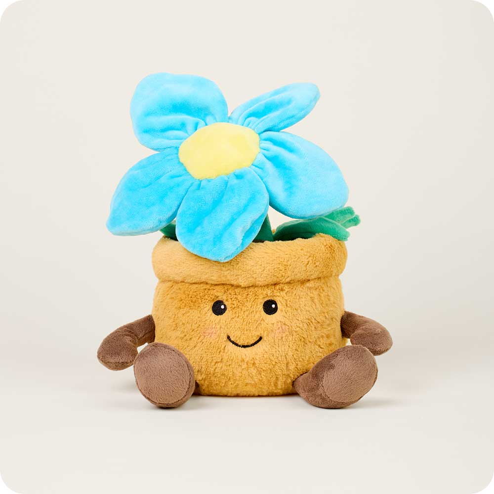 Blue Flower Pot Warmies - Easy Spritz