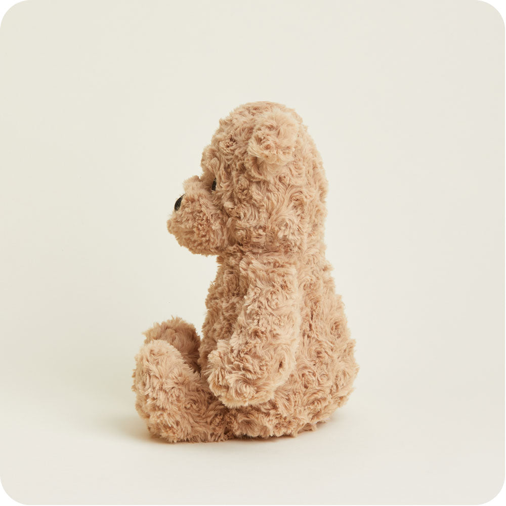 Brown Curly Bear Warmies - Classic Notes