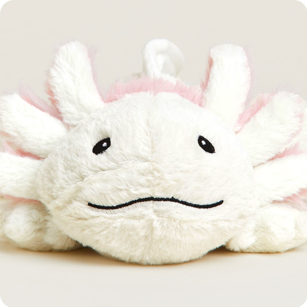 White Axolotl Warmies - Gentle Mist