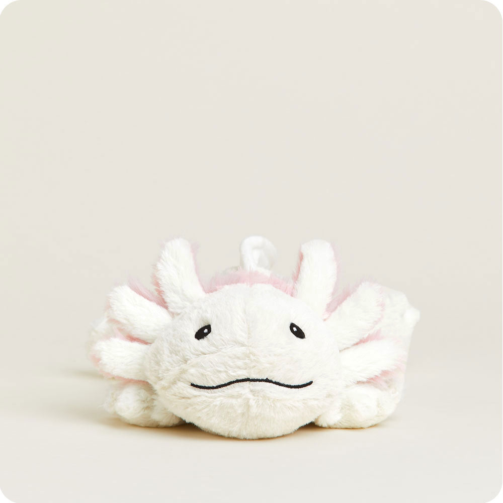 White Axolotl Warmies - Gentle Mist