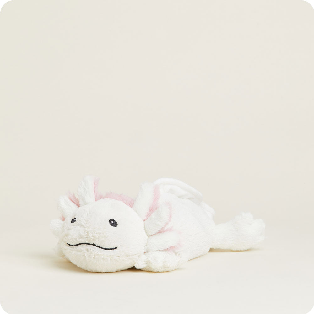 White Axolotl Warmies - Gentle Mist