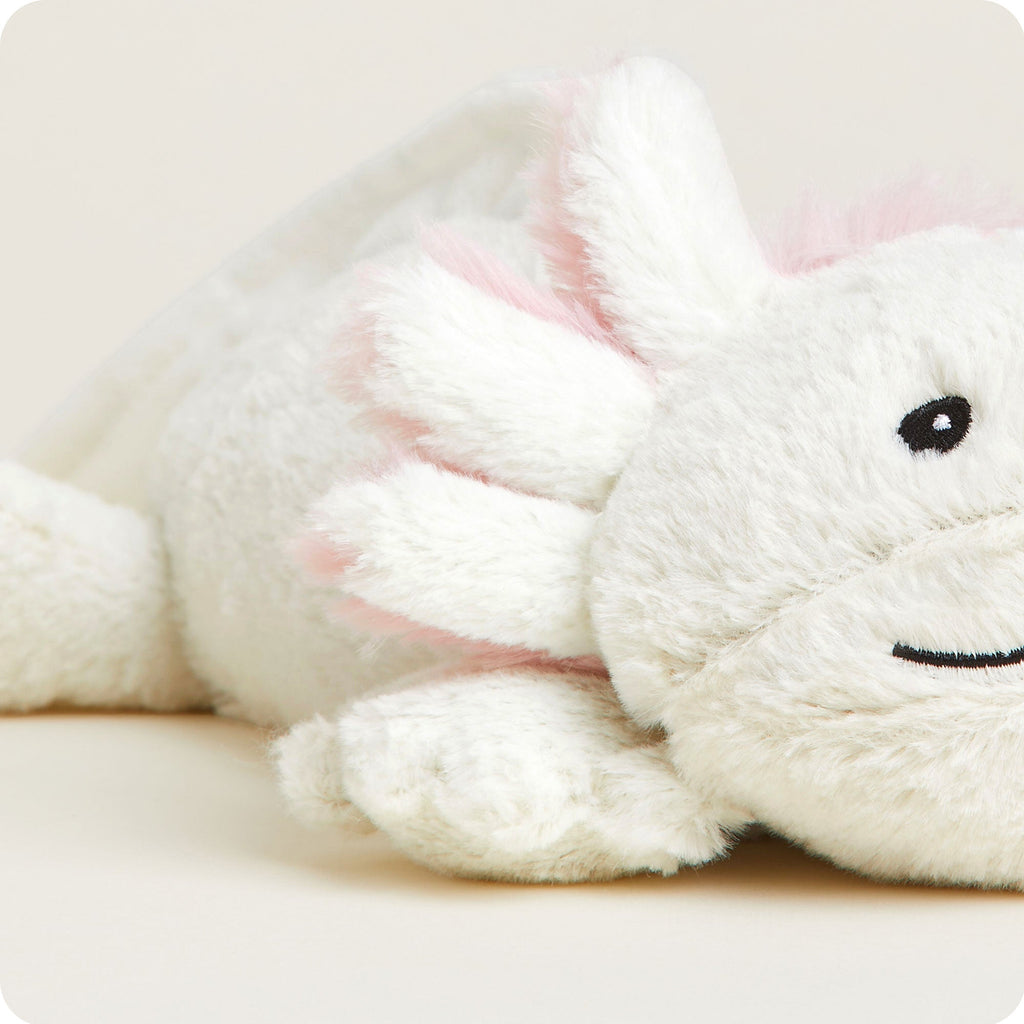 White Axolotl Warmies - Gentle Mist