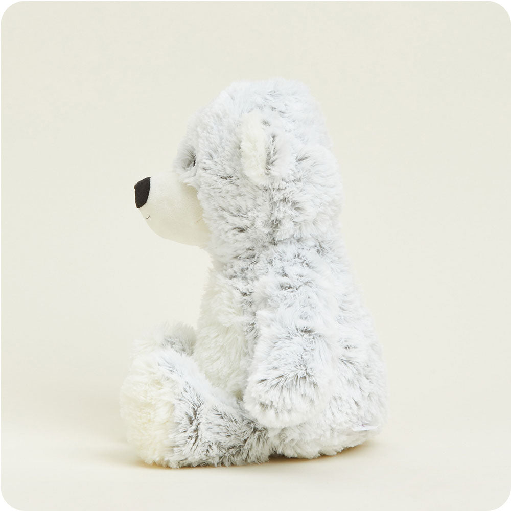 Gray Marshmallow Bear Warmies - Home Glow