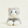 Laying Down Gray Cat Warmies - Classic Notes