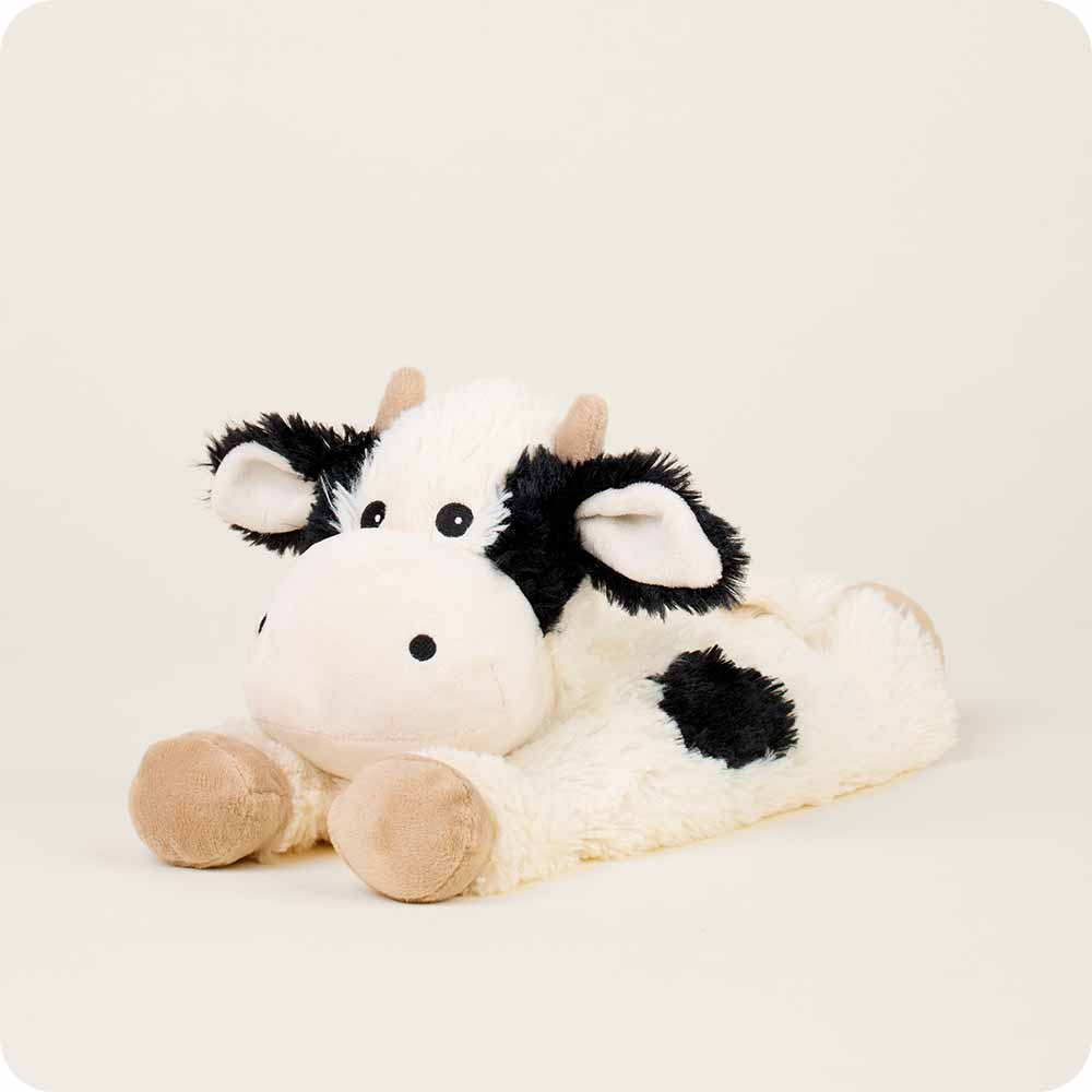 Laying Down Cow Warmies - Soft Glow