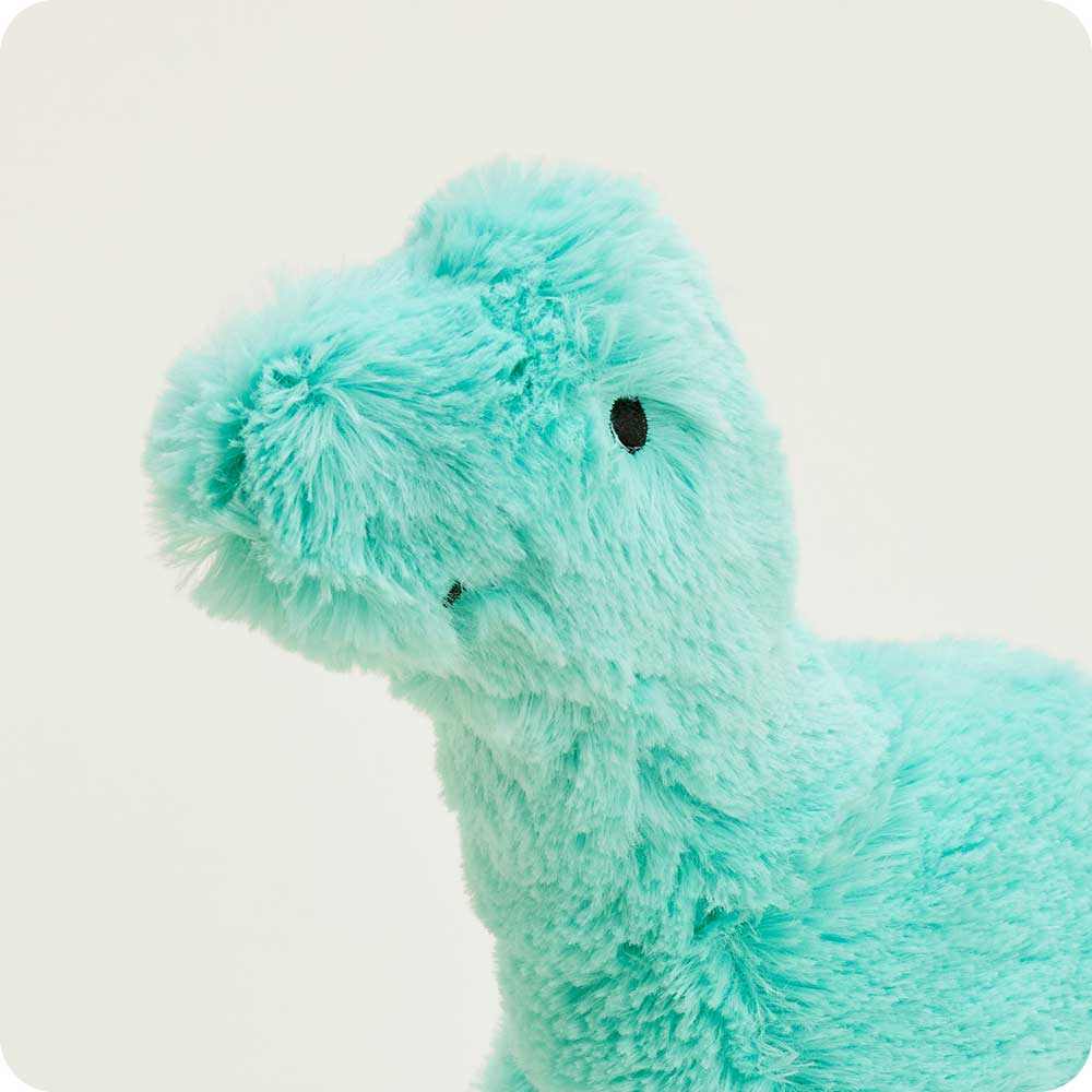 Teal Long Neck Dinosaur Warmies - Clean Mood