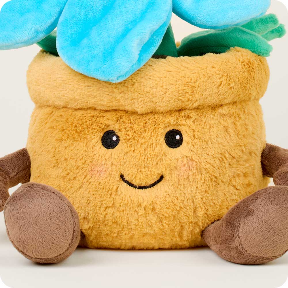 Blue Flower Pot Warmies - Easy Spritz