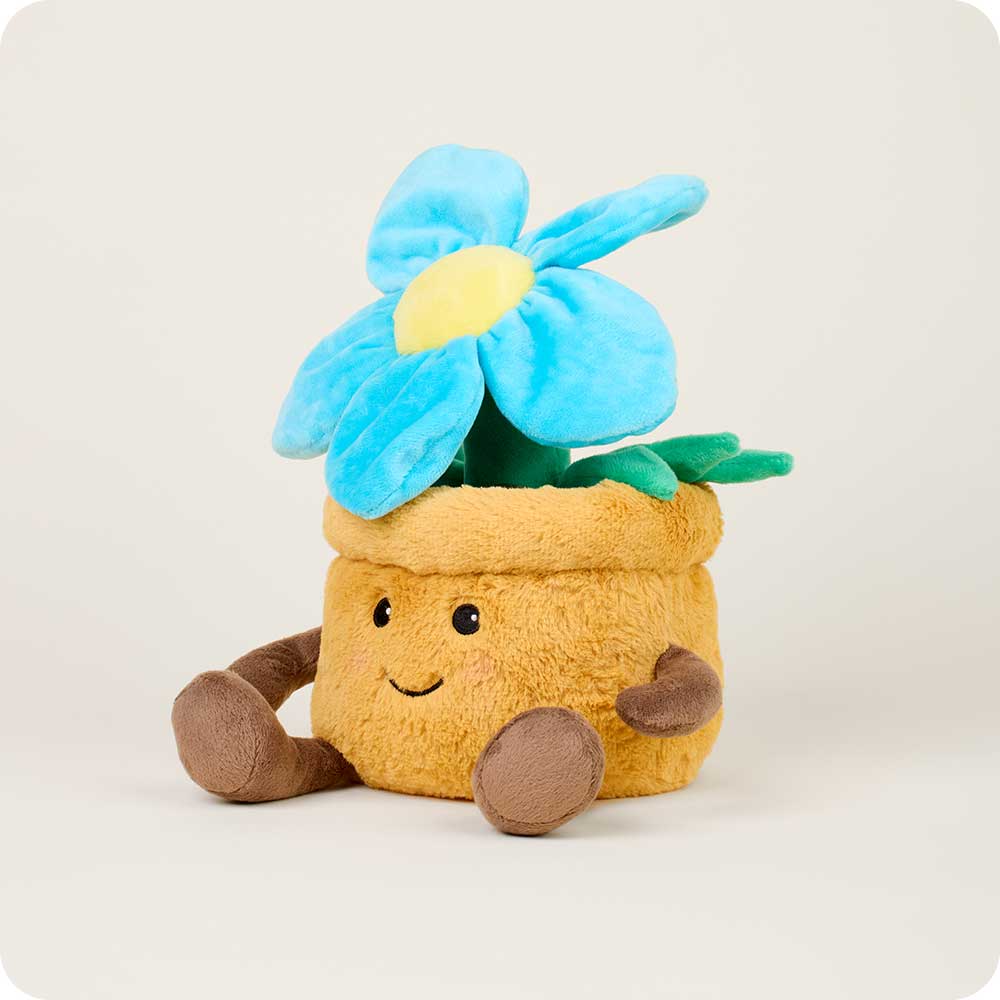 Blue Flower Pot Warmies - Easy Spritz