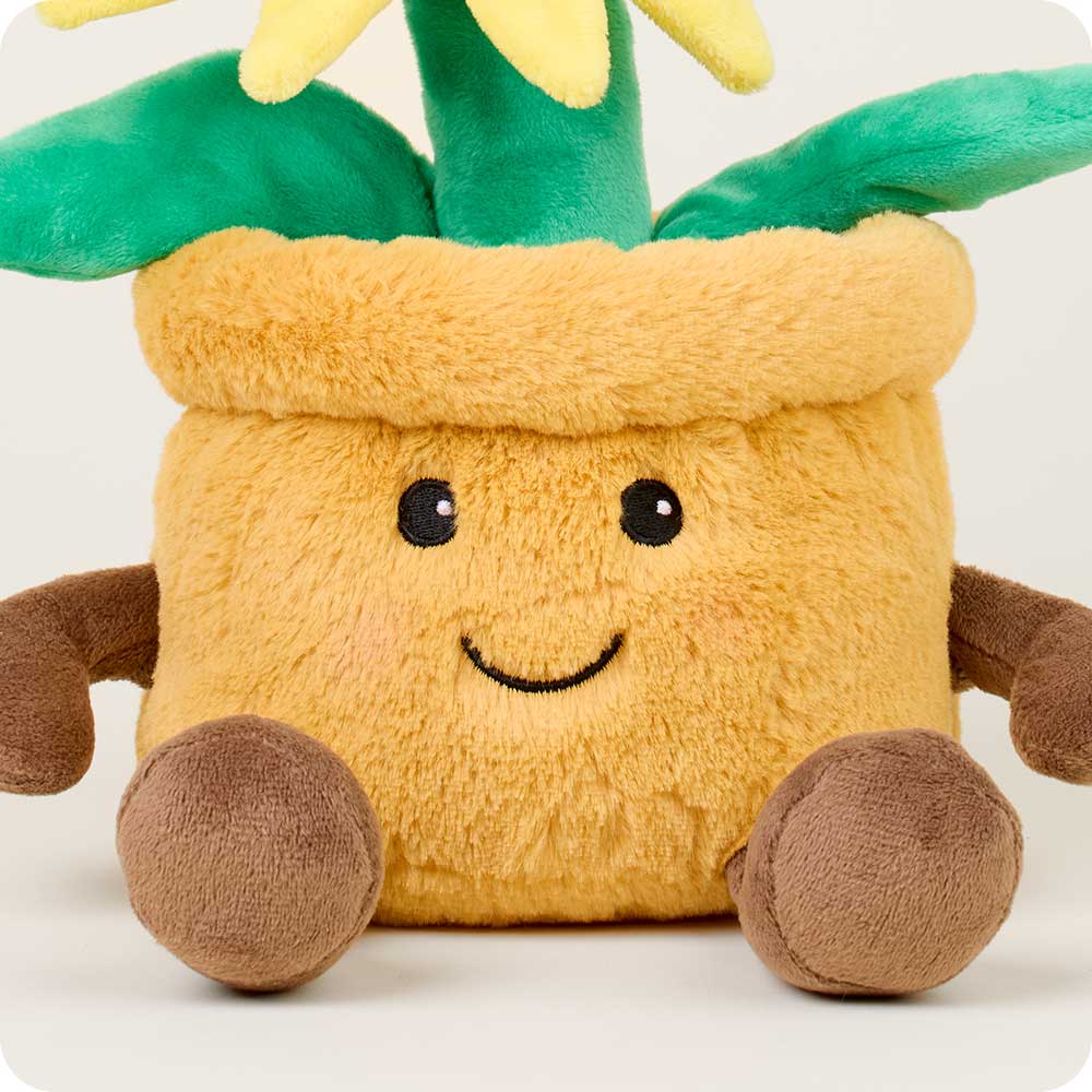 Yellow Flower Pot Warmies - Easy Spritz
