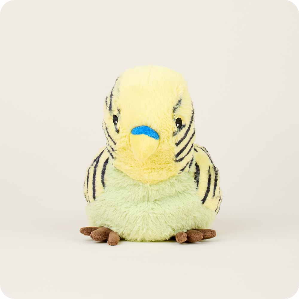 Green Parakeet Warmies - Classic Notes