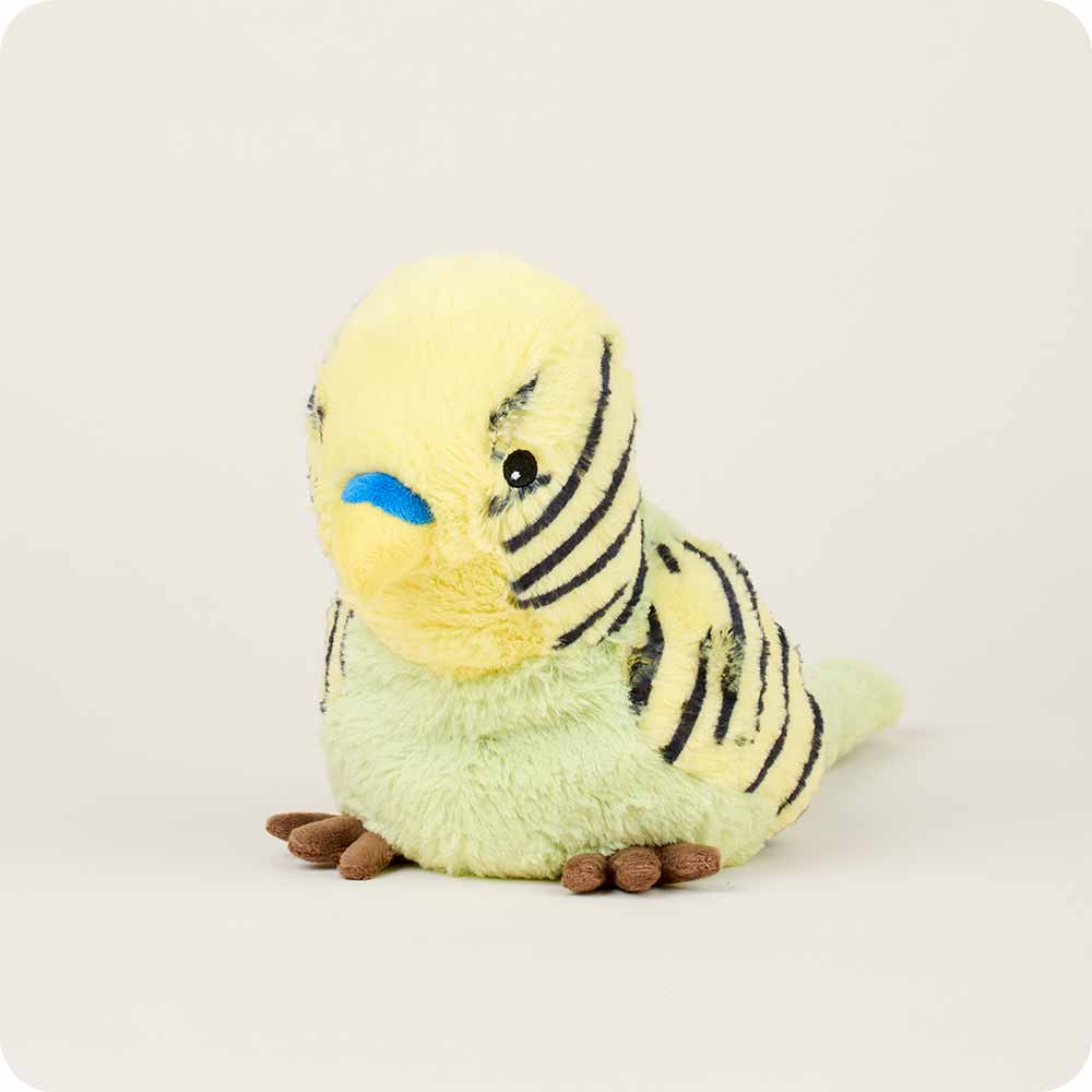 Green Parakeet Warmies - Classic Notes