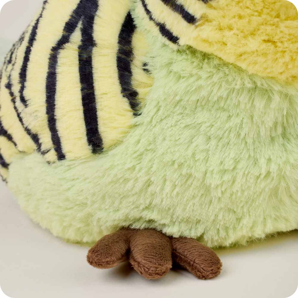 Green Parakeet Warmies - Classic Notes