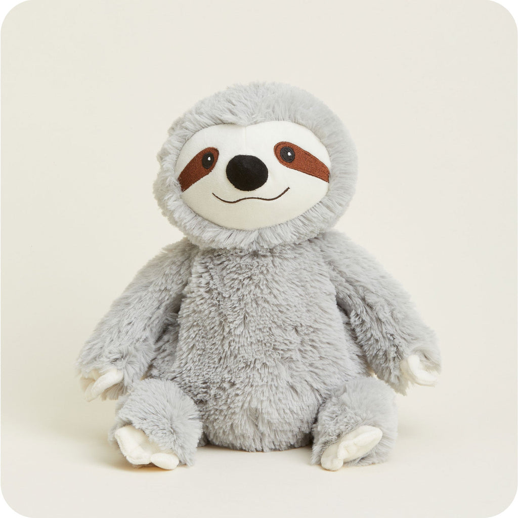 Gray Sloth Warmies - Soft Glow