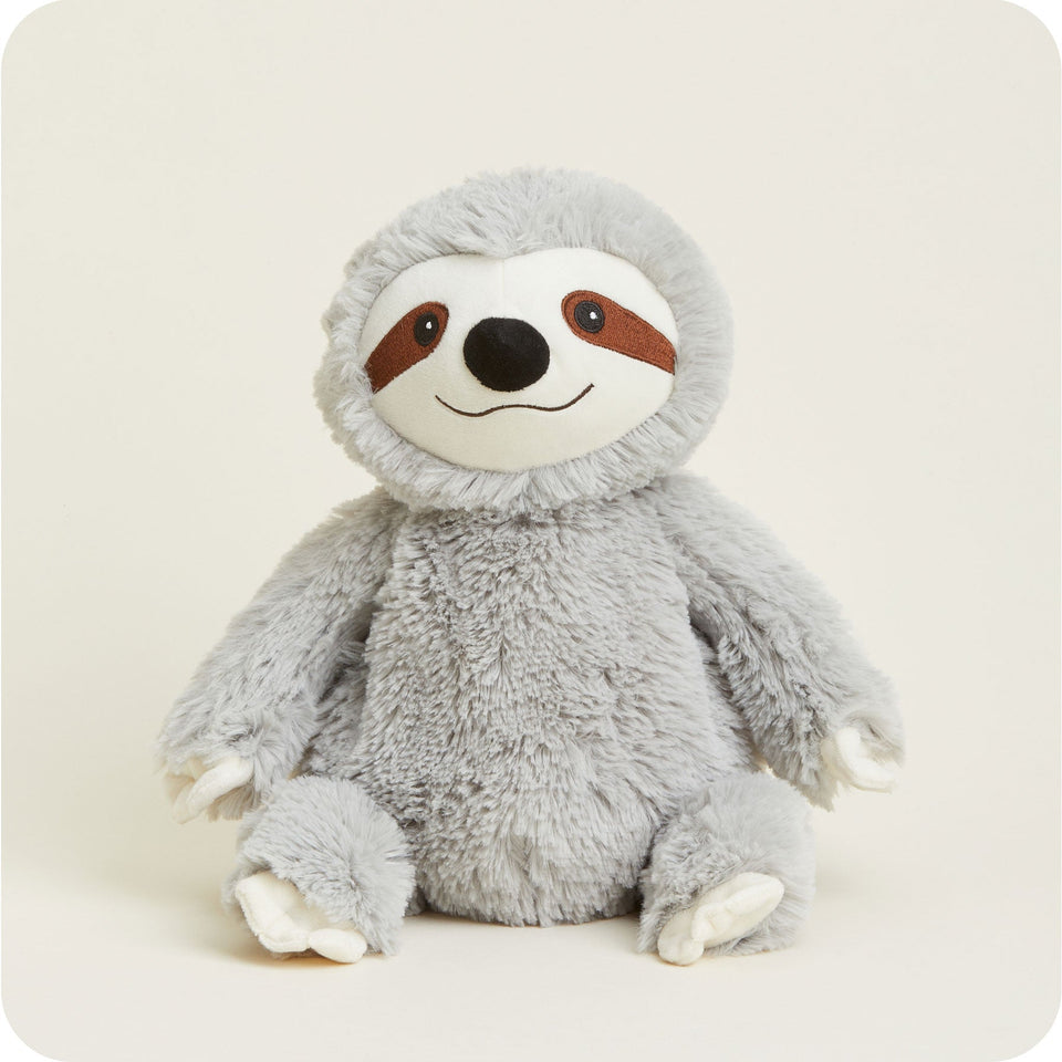 Gray Sloth Warmies - Soft Glow