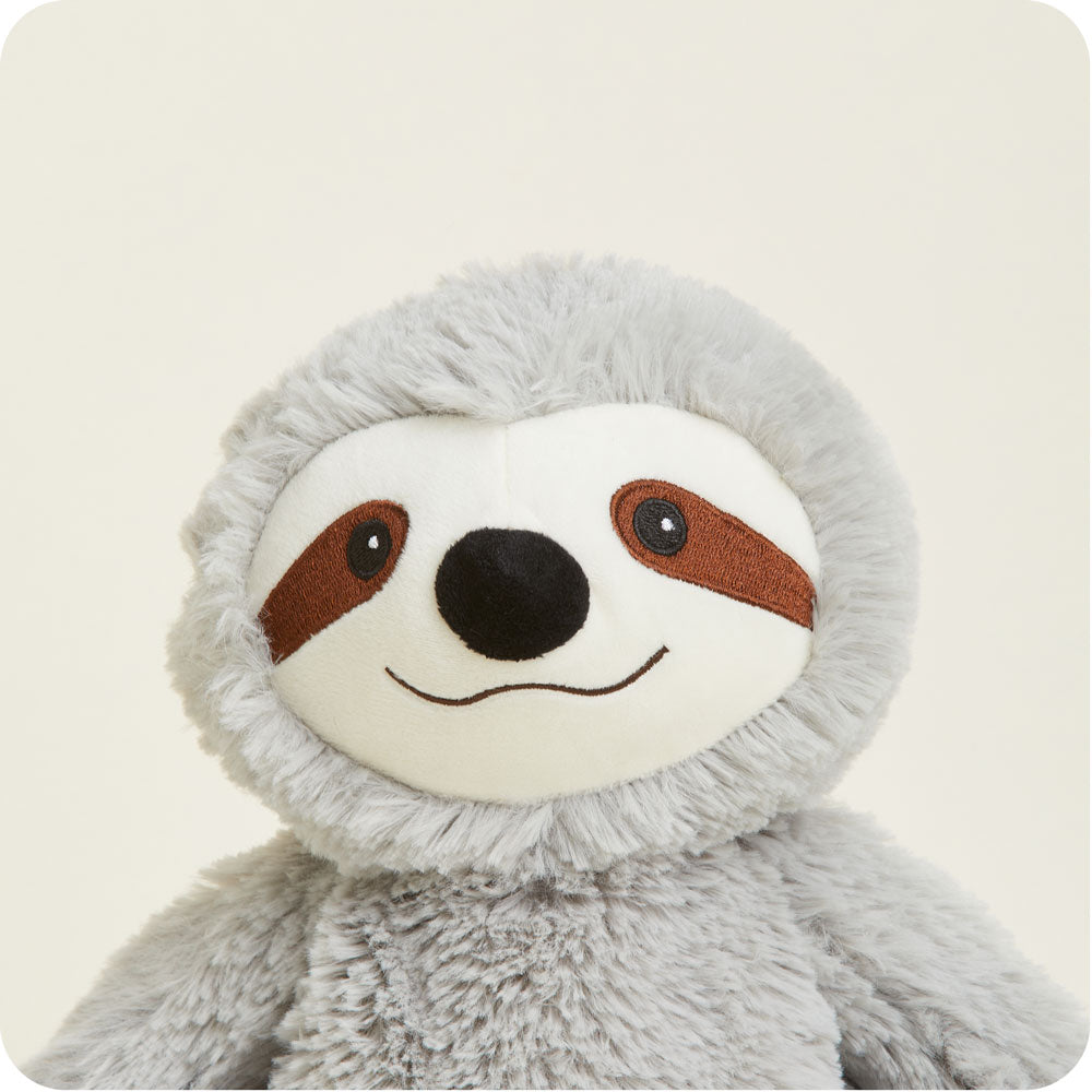 Gray Sloth Warmies - Soft Glow