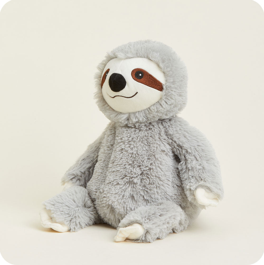 Gray Sloth Warmies - Soft Glow