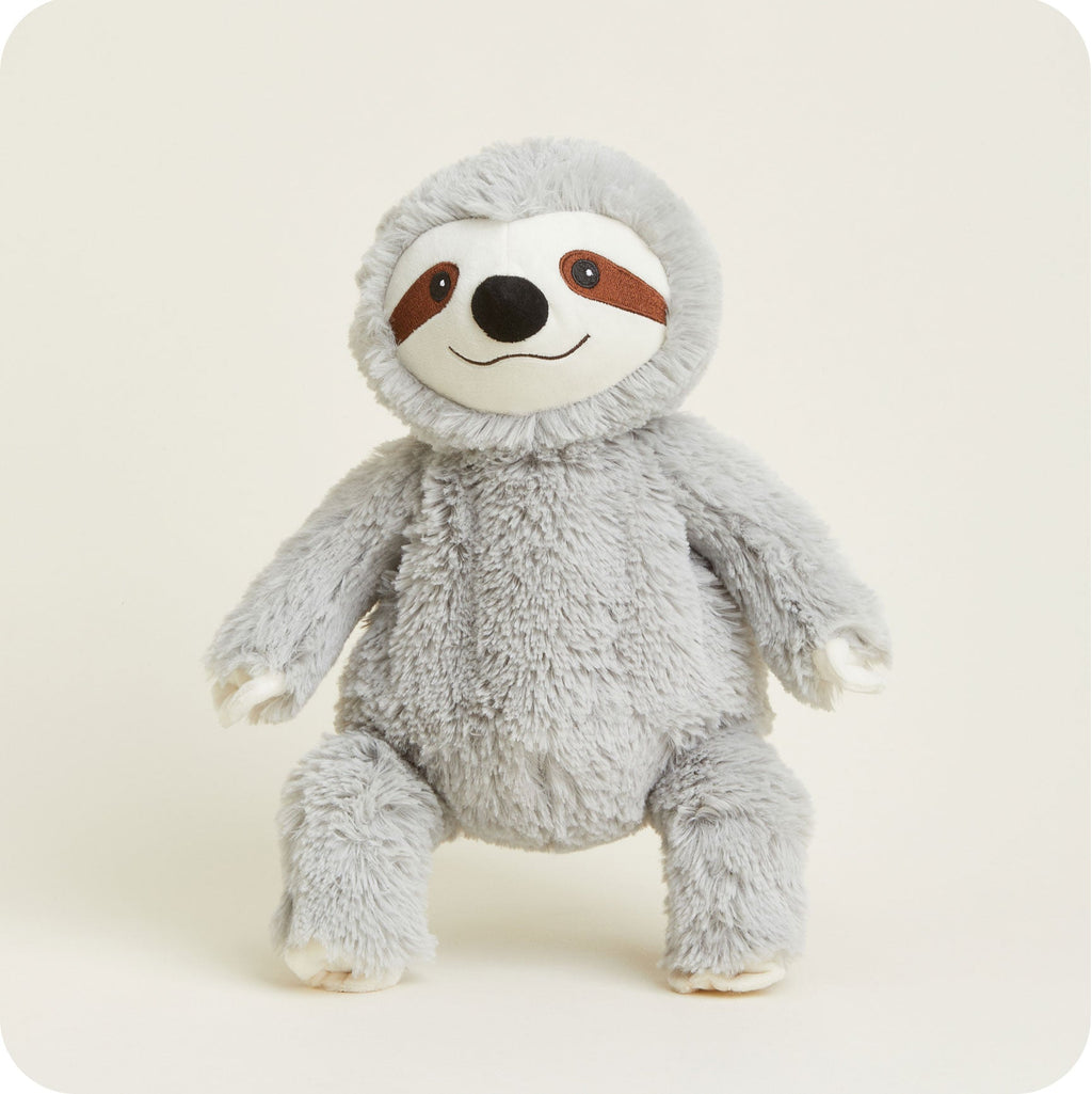 Gray Sloth Warmies - Soft Glow