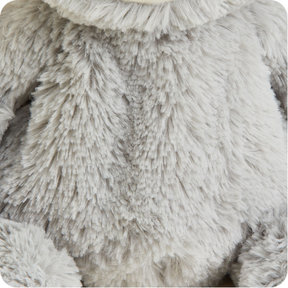 Gray Sloth Warmies - Soft Glow