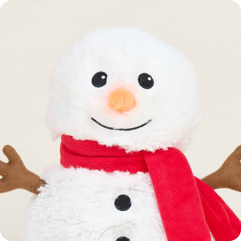 Red Scarf Snowman Warmies - Warm Blend