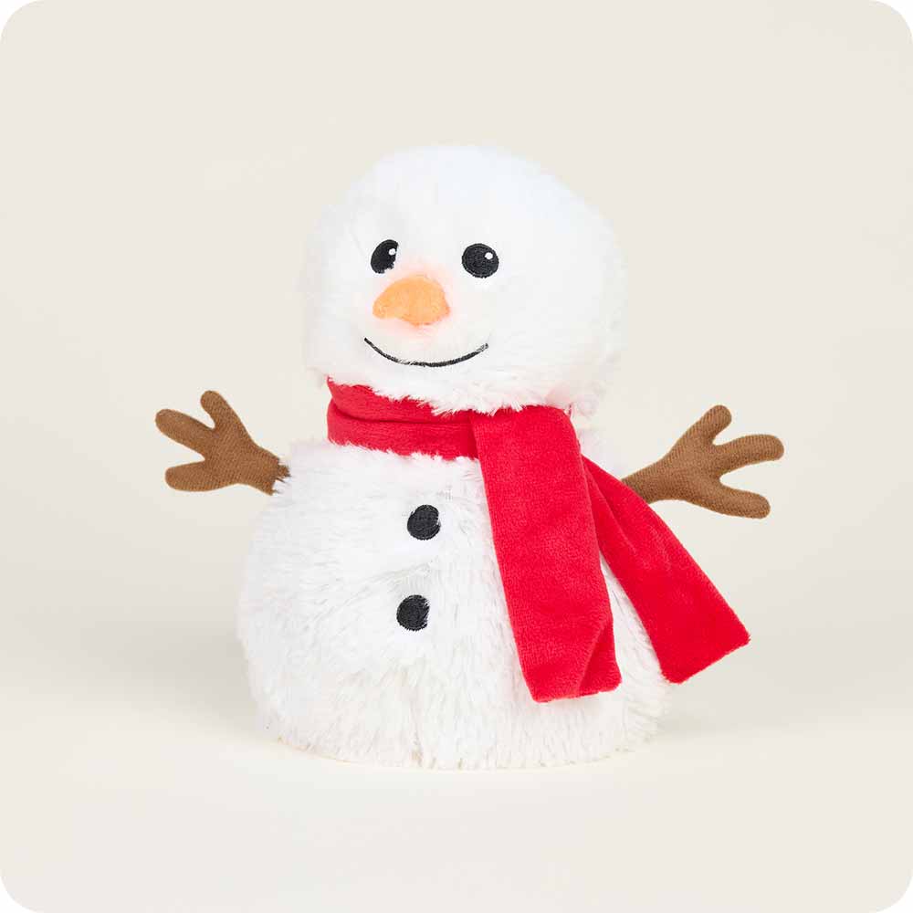 Red Scarf Snowman Warmies - Warm Blend