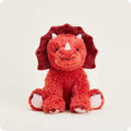 Red Triceratops Warmies - Home Glow