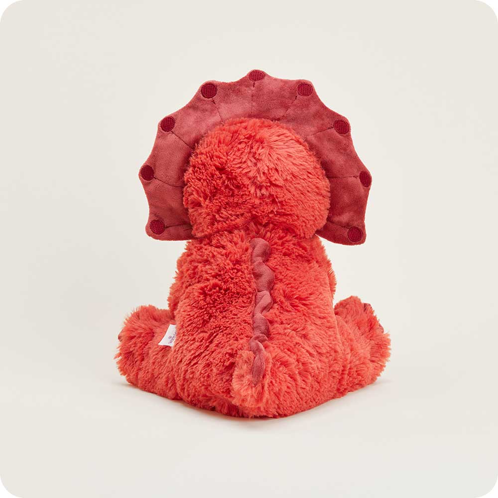 Red Triceratops Warmies - Home Glow