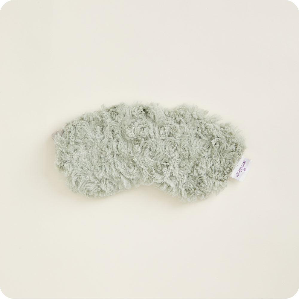Curly Sage Green Eye Mask Warmies - Easy Stow