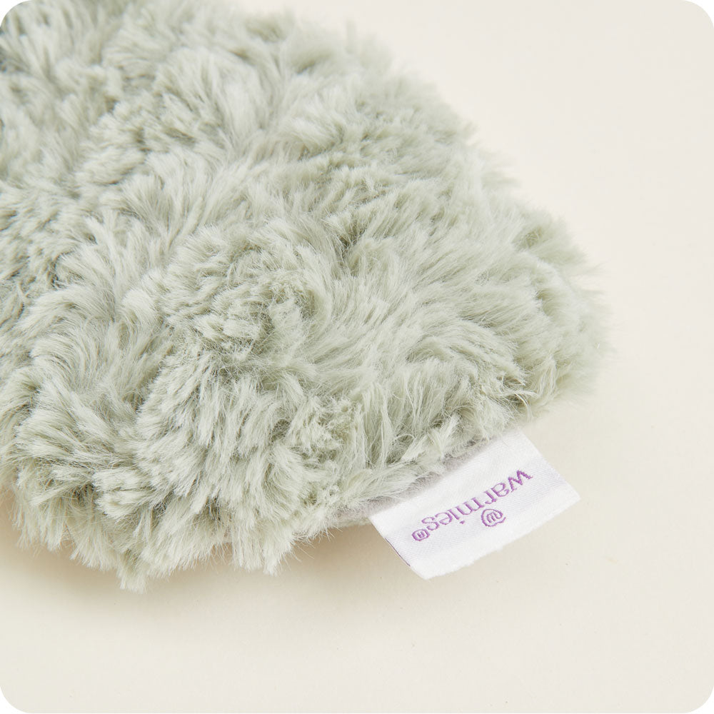 Curly Sage Green Eye Mask Warmies - Easy Stow