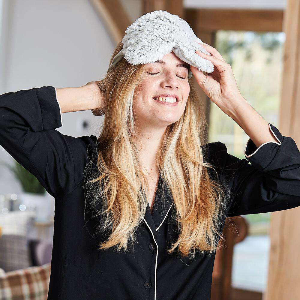 Marshmallow Gray Eye Mask Warmies - Daily Carry