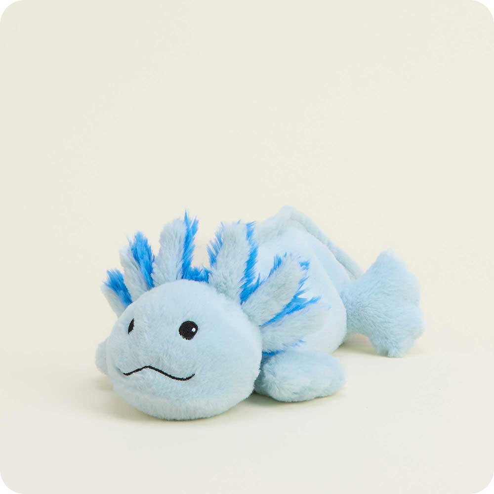 Blue Axolotl Warmies Junior - Soft Glow
