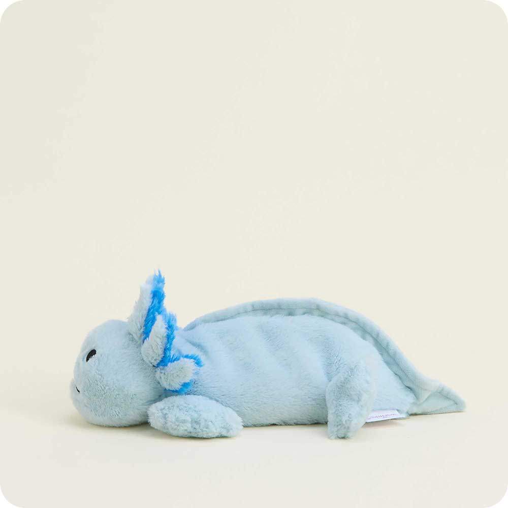 Blue Axolotl Warmies Junior - Soft Glow