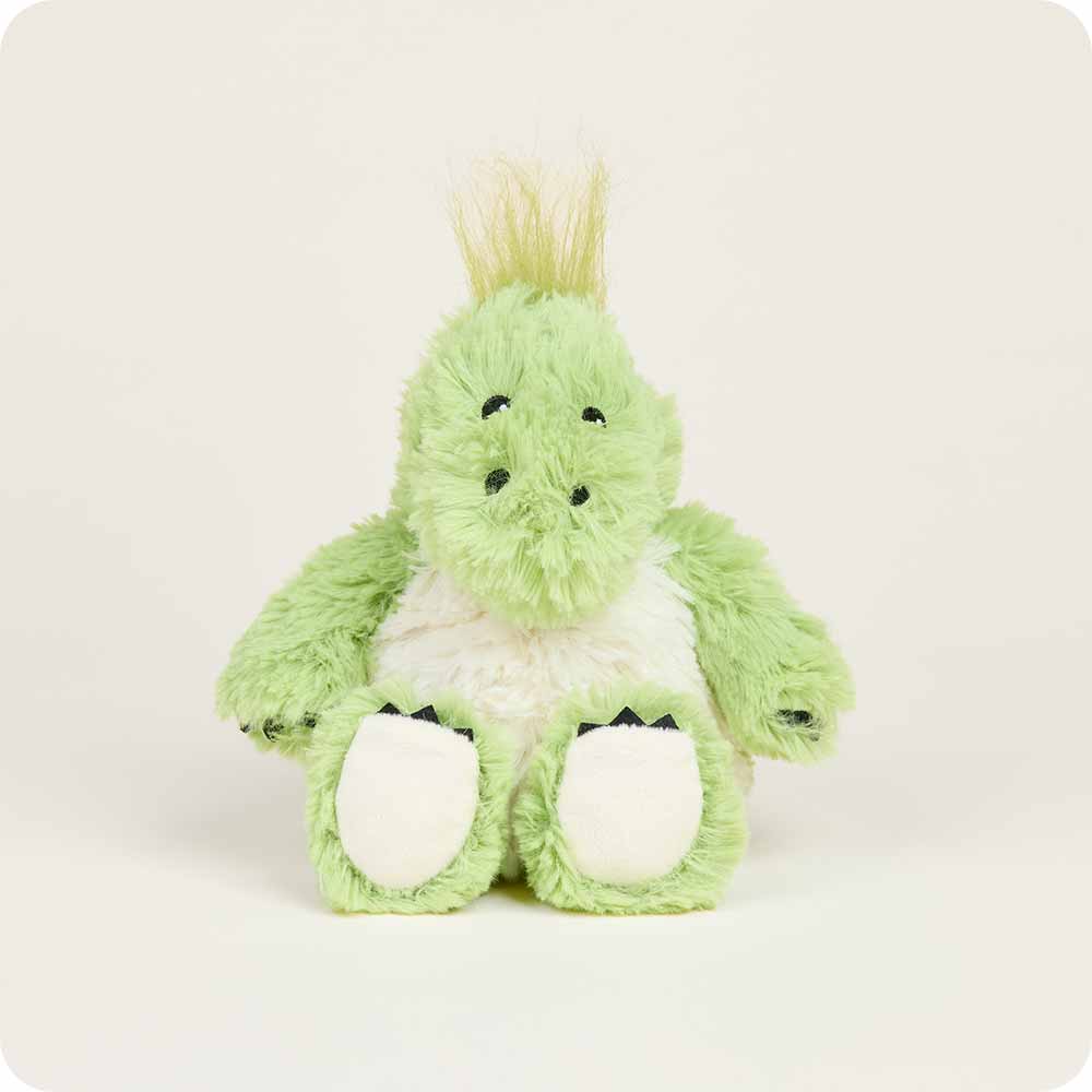 Green Dinosaur Warmies Junior - Cozy Glow