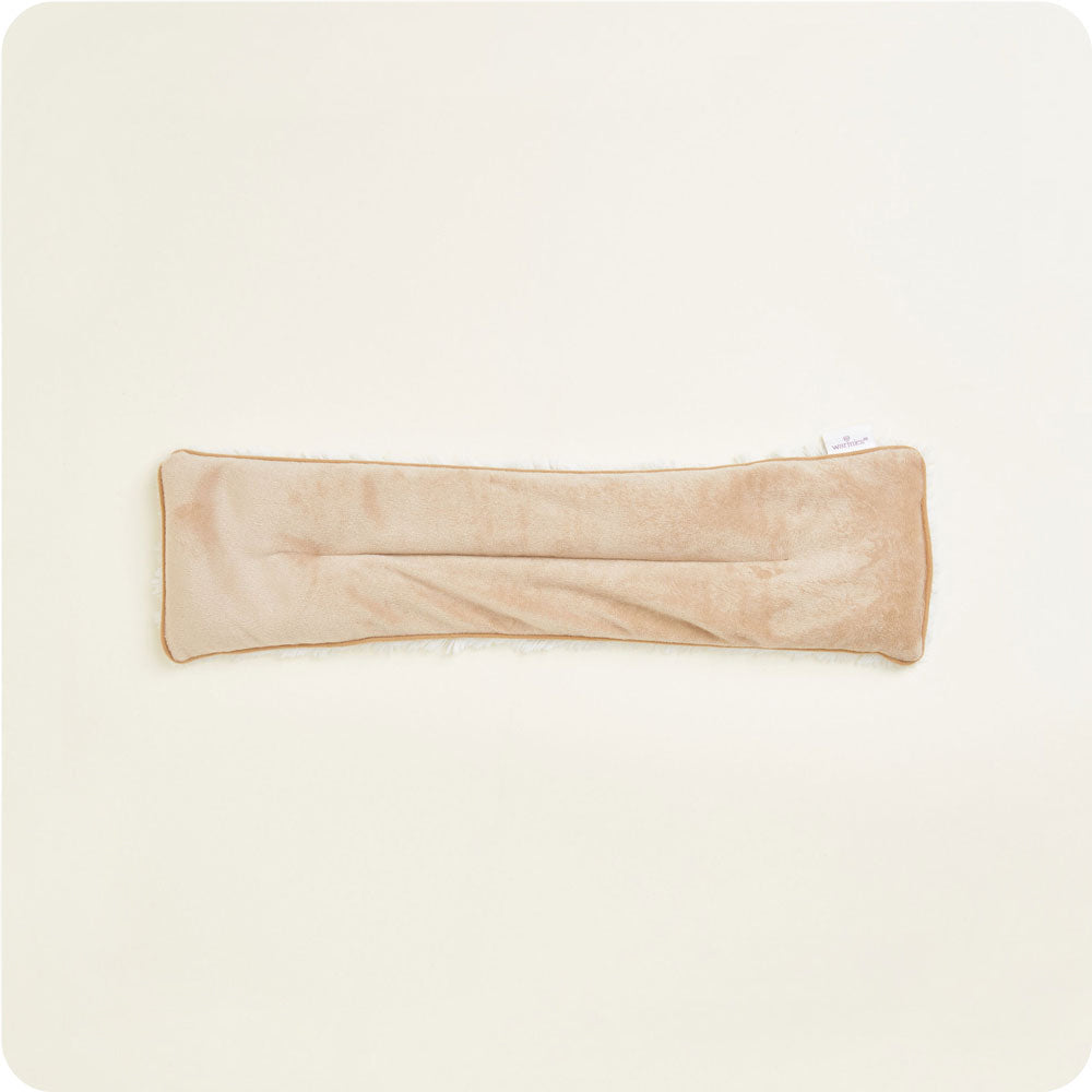 Marshmallow Brown Neck Wrap Warmies - Travel Ready