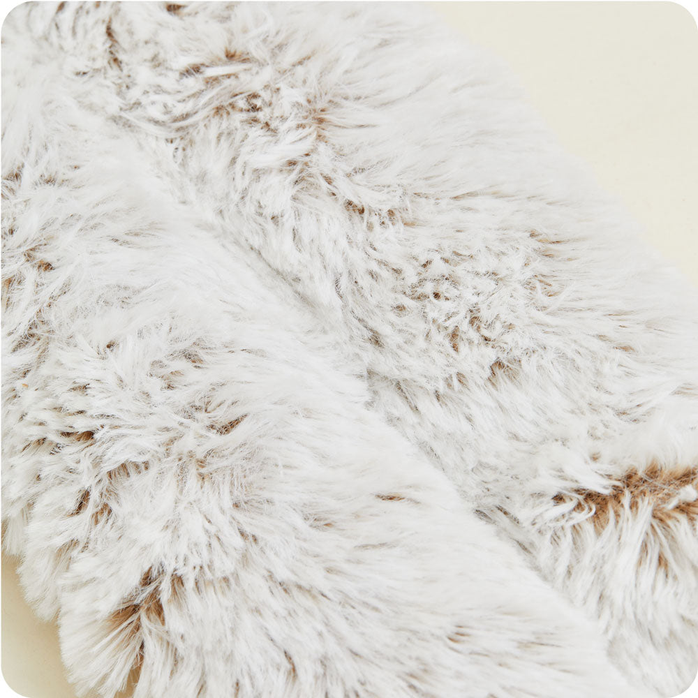 Marshmallow Brown Neck Wrap Warmies - Travel Ready