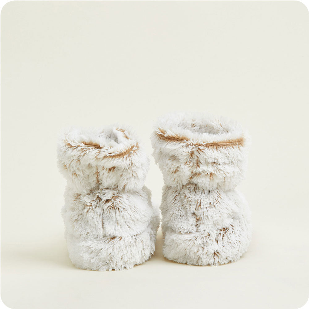 Marshmallow Brown Boots Warmies® - Fresh Notes