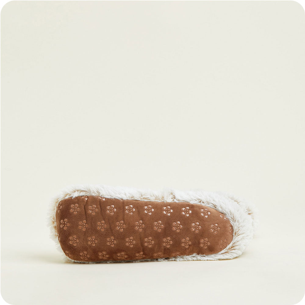 Marshmallow Brown Boots Warmies® - Fresh Notes
