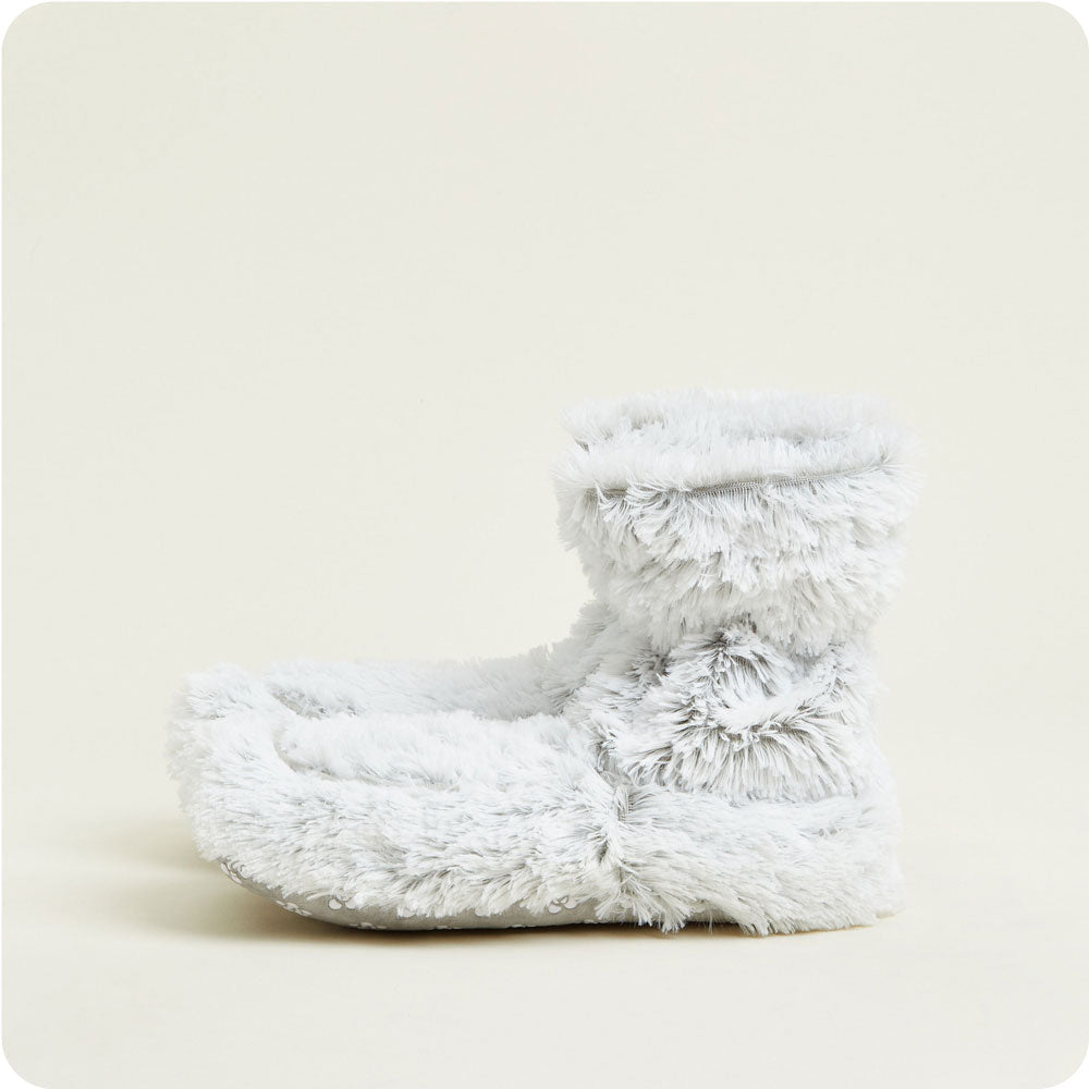 Marshmallow Gray Boots Warmies® - Soft Glow