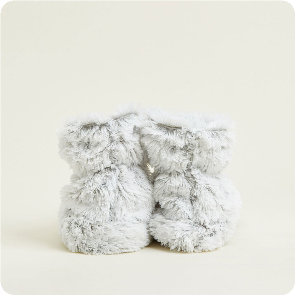 Marshmallow Gray Boots Warmies® - Soft Glow