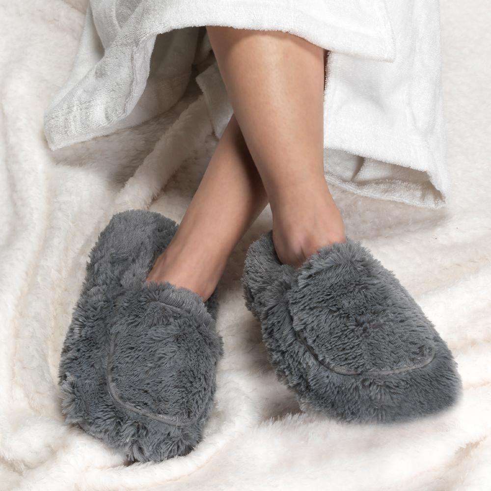 Gray Slippers Warmies® - Fresh Notes