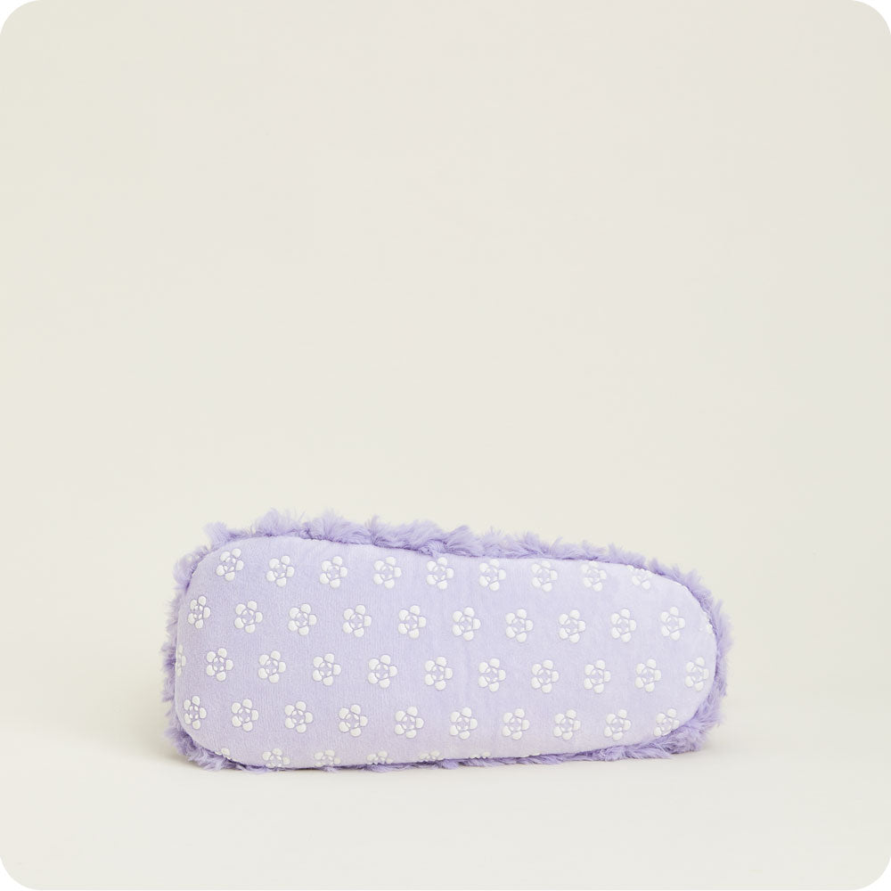 Curly Purple Slippers Warmies® - Home Glow