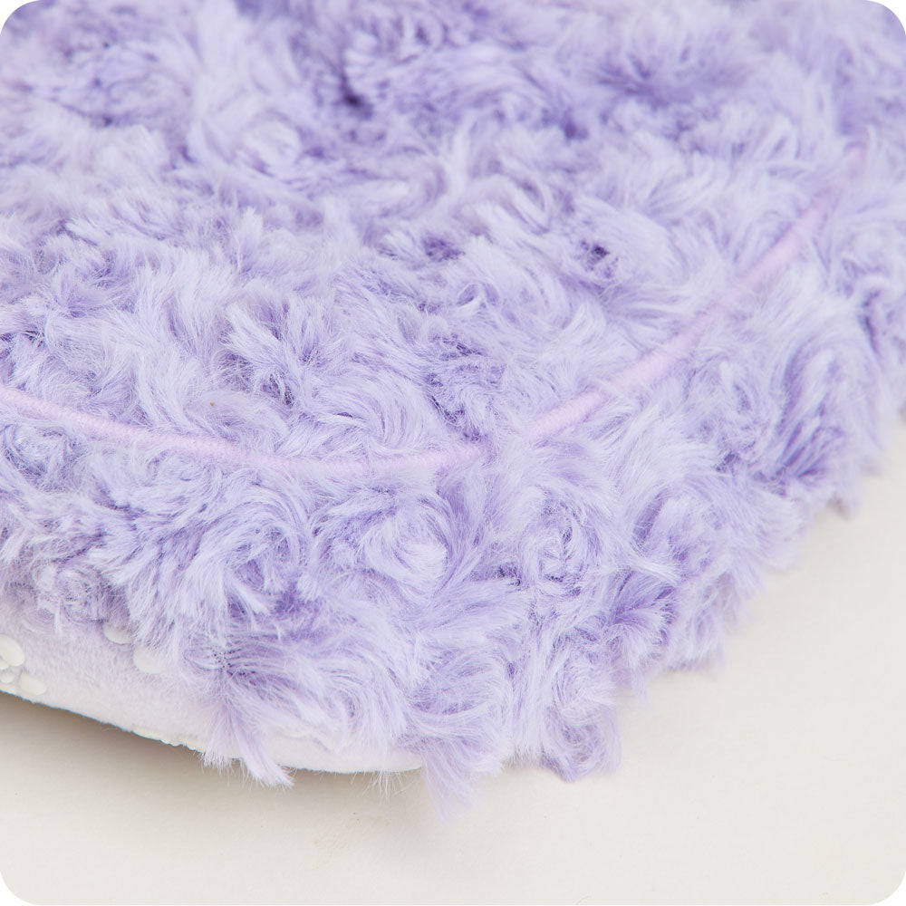 Curly Purple Slippers Warmies® - Home Glow
