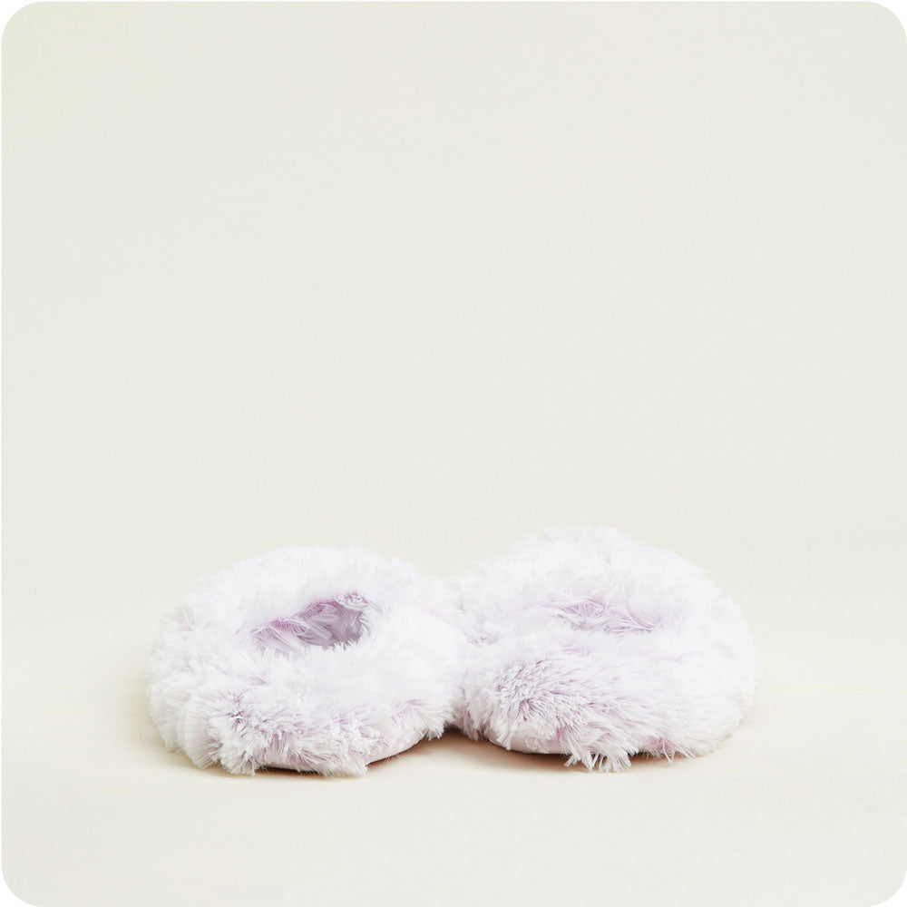 Marshmallow Lavender Slippers Warmies® - Classic Notes