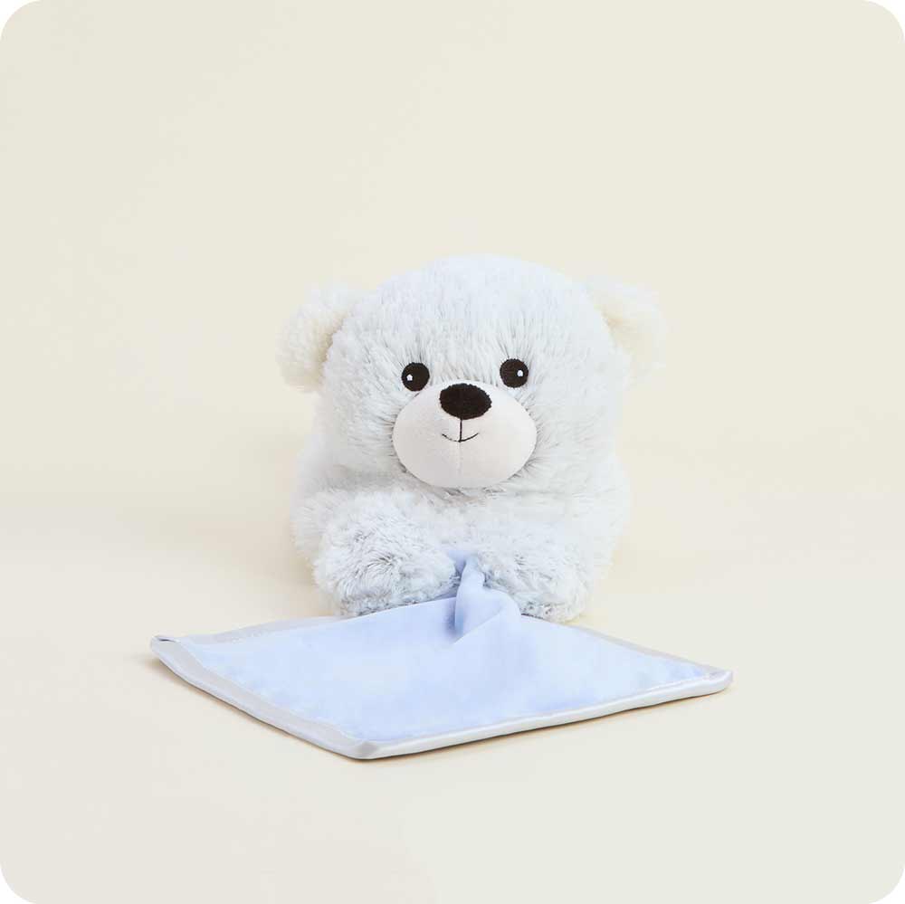Marshmallow Bear Blankie Warmies - Warm Blend