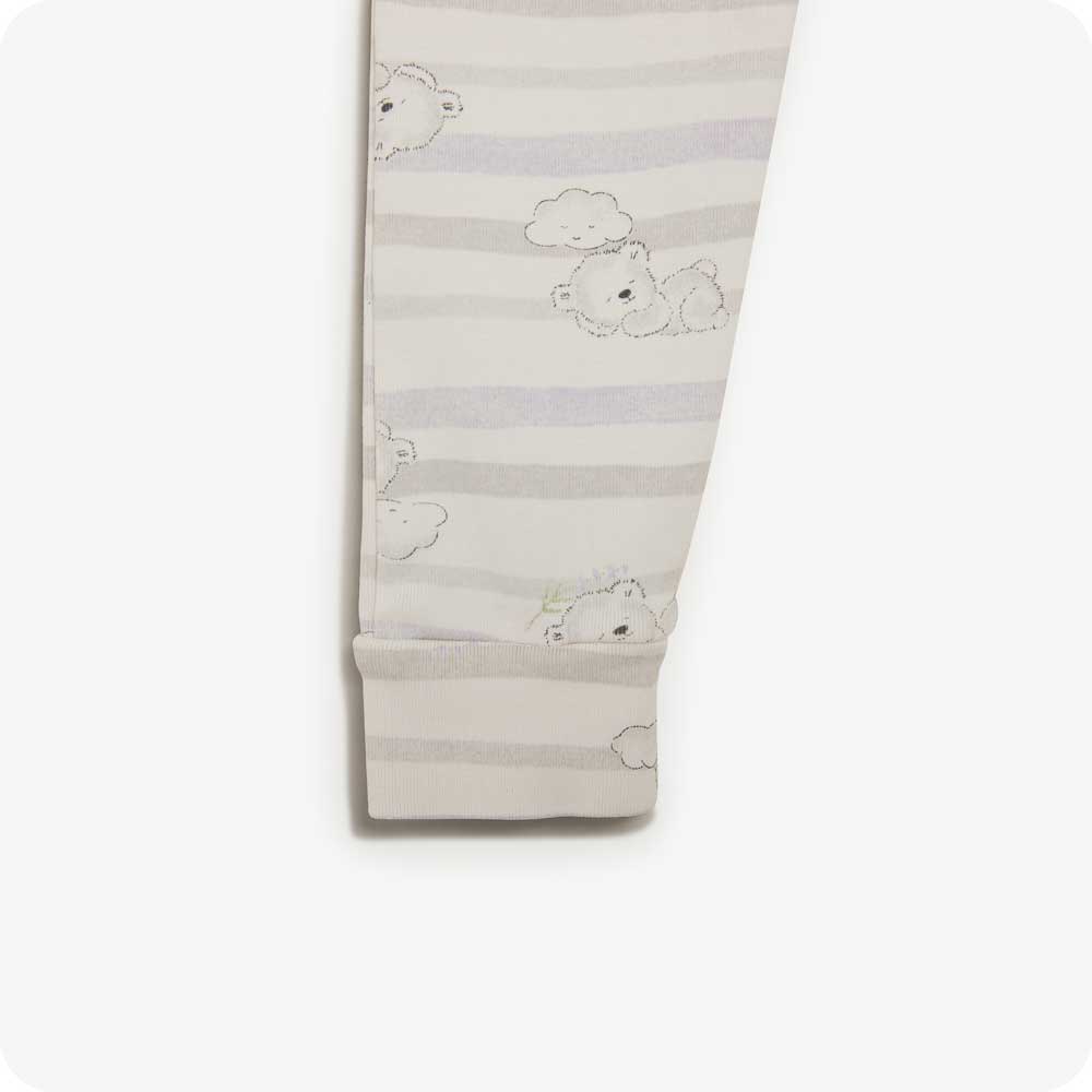 Marshmallow Bear Long Pajamas - Travel Edit