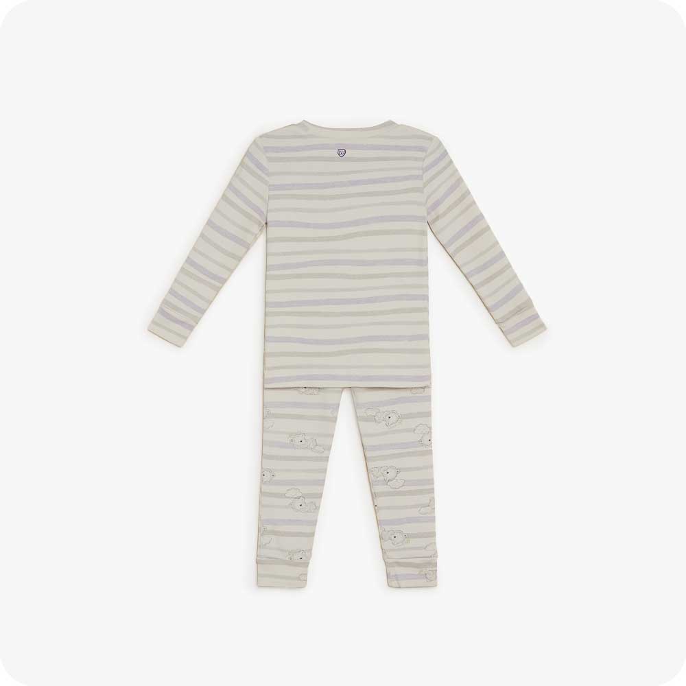 Marshmallow Bear Long Pajamas - Travel Edit