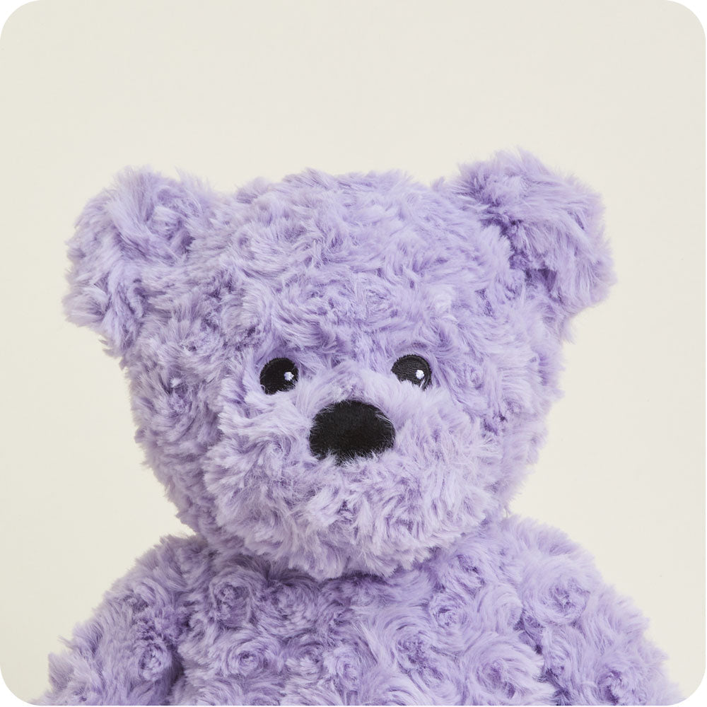 Purple Curly Bear Warmies - Gentle Mist