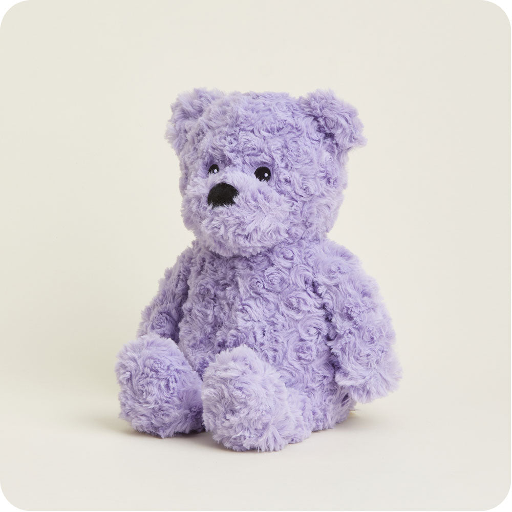 Purple Curly Bear Warmies - Gentle Mist